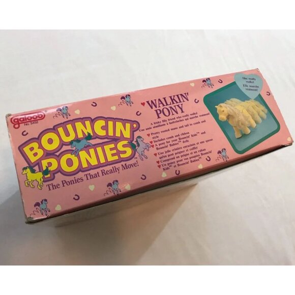 1989 Bouncin Ponies Walking Pony Toy by Galoob - Picture 2 of 6